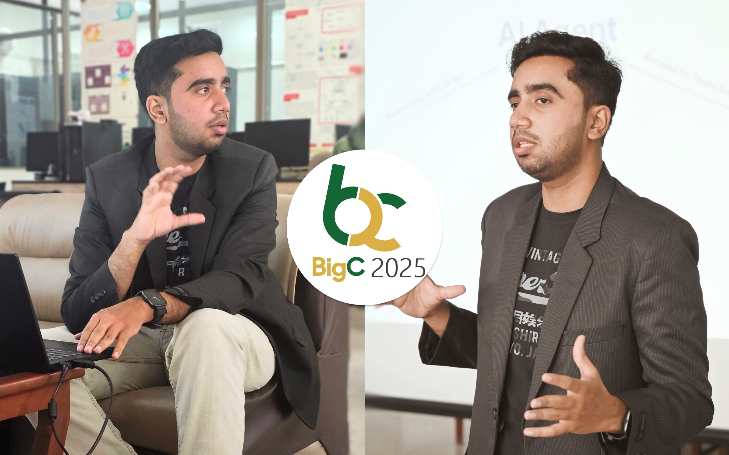BigC 2025 - OpenAI Agentic AI SDK - AI Engineer Huzaifa, Huzaifa Shahbaz, M. Huzaifa, Muhammad Huzaifa Shahbaz, mhuzaifa, mhuzaifadev speaking at NED UET