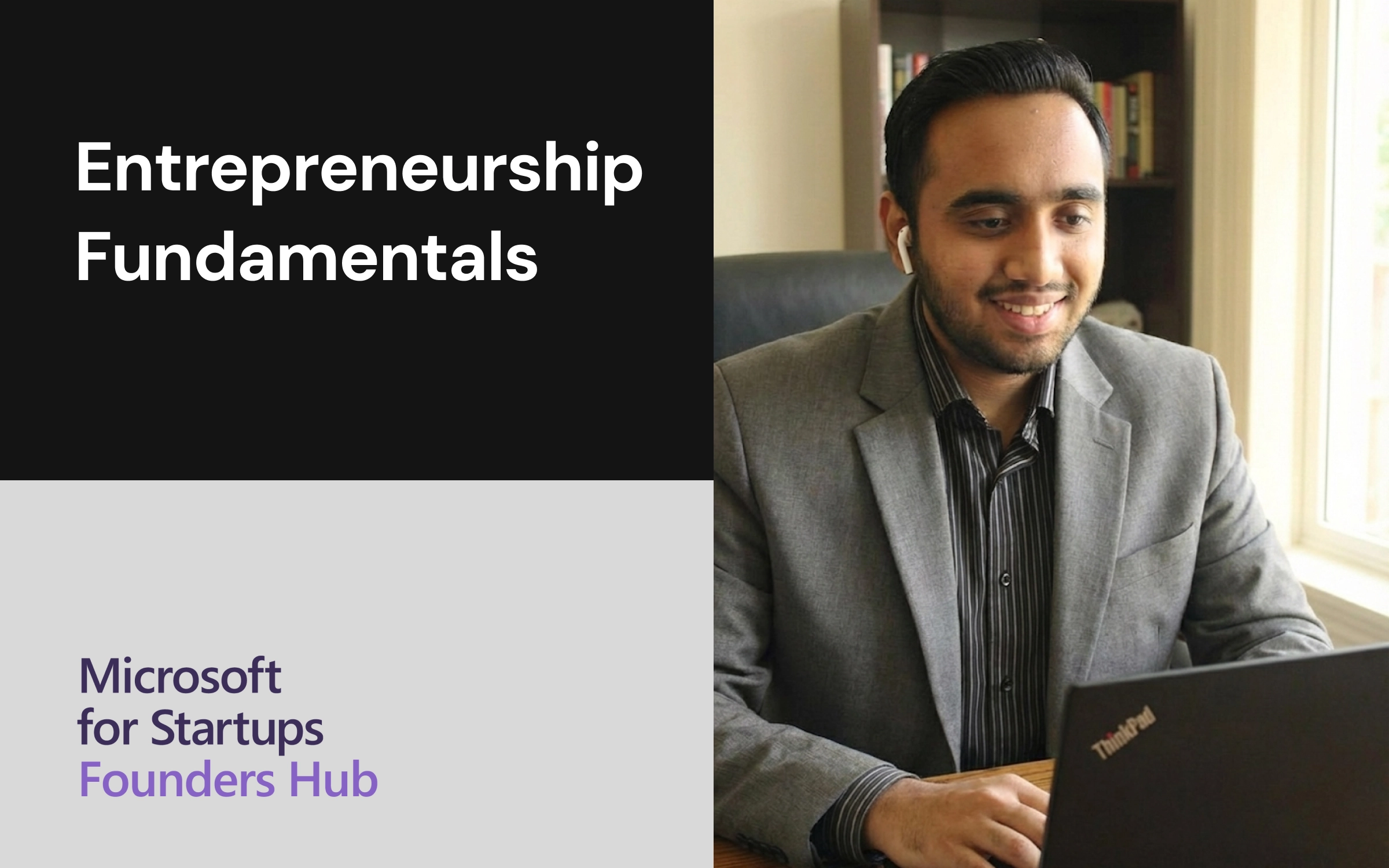 Entrepreneurship Foundations - AI Engineer Huzaifa, Huzaifa Shahbaz, M. Huzaifa, Muhammad Huzaifa Shahbaz, mhuzaifa, mhuzaifadev speaking at Online Webinar